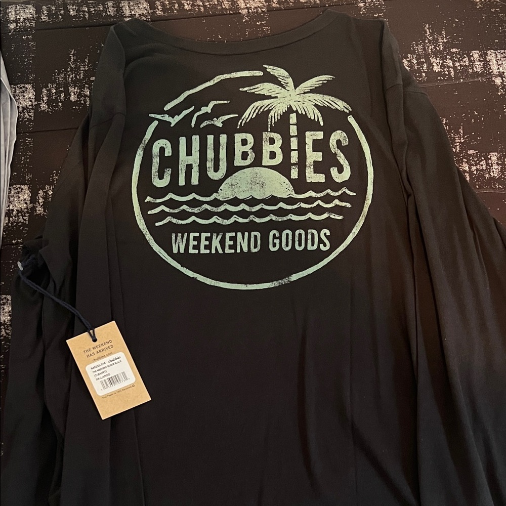 Chubbies Black Long Sleeve Shirt